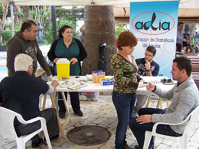 Pruebas de glucosa en Águilas para conmemorar el Día Mundial de la Diabetes - 1, Foto 1