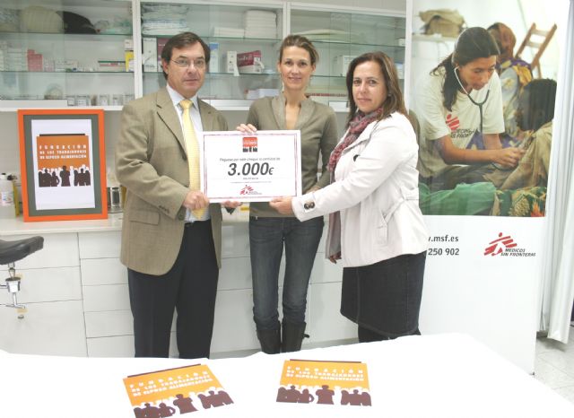 La Fundacin de los Trabajadores de ElPozo Alimentacin dona 3.000 euros a Mdicos Sin Fronteras, Foto 2