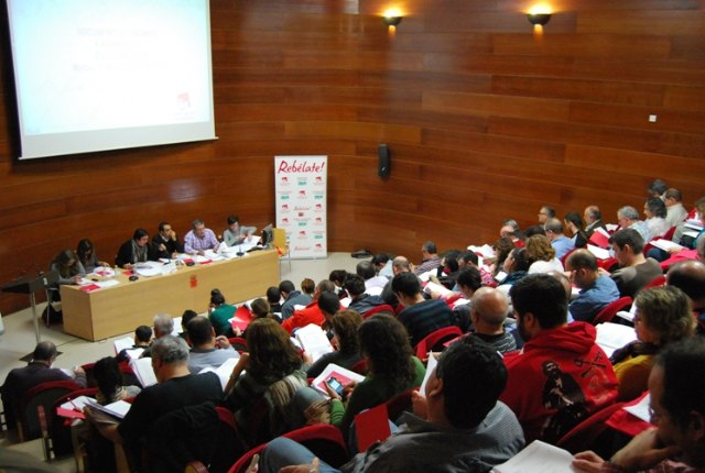 Unas 165 personas participan hoy en Murcia en la asamblea preparatoria de la X Asamblea Federal de IU - 1, Foto 1
