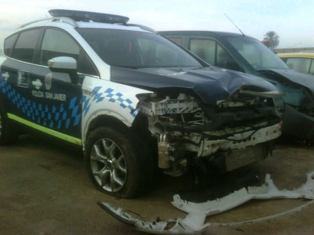 La Policía Local de San Javier detiene a un hombre tras una larga persecución que acabó  con el detenido y dos agentes heridos - 1, Foto 1