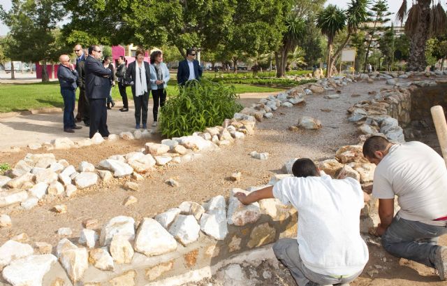 Alumnos del Apeadero remodelan el Parque Juan Carlos I, en Nueva Cartagena - 3, Foto 3