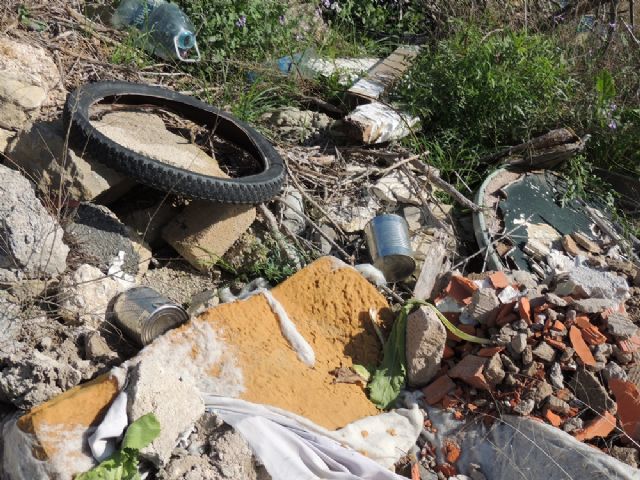 Ecologistas en Acción denuncia que los vertederos ilegales deterioran desde hace años el entorno de la Carraila en Abarán - 4, Foto 4