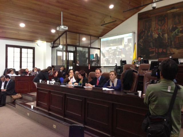 El Alcalde concluye su estancia en Bogotá con una reunión con el pleno del Concejo de la ciudad - 2, Foto 2