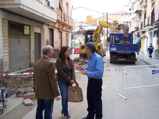 Comienzan en Águilas las obras de adecuación de las calles Juan Jiménez Crouseilles y Martí - 1, Foto 1