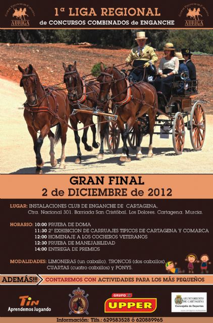 Cartagena acoge la final de la Liga Regional de Enganches - 1, Foto 1