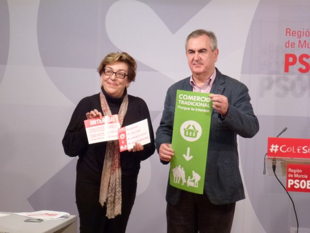 El PSOE pone en marcha una campaña de apoyo al comercio tradicional en todos los municipios de la Región - 1, Foto 1