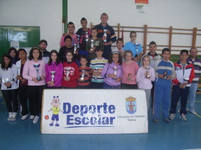 La concejala de Deportes organiz la fase local de bdminton de Deporte Escolar - 2