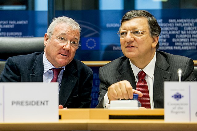 Valcárcel traslada a Barroso la necesidad de  pelear la última propuesta del Consejo Europeo en Política de Cohesión  - 1, Foto 1