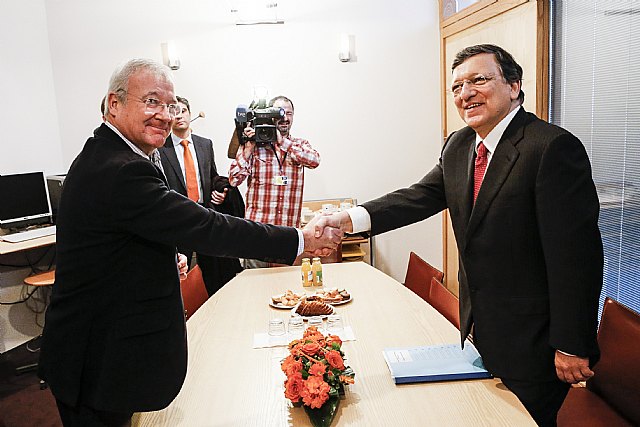 Valcárcel traslada a Barroso la necesidad de  pelear la última propuesta del Consejo Europeo en Política de Cohesión  - 3, Foto 3