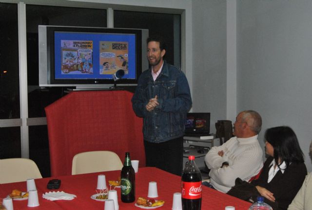Jerónimo Tristante se reunió con sus lectores para cerrar Un libro, una ciudad 2012 que escogió su novela 1969 - 1, Foto 1
