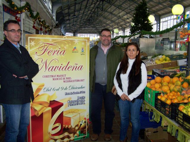 La Plaza de Abastos de Águilas acogerá la I Feria Navideña durante el puente de diciembre - 1, Foto 1