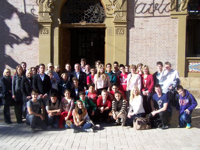 Alumnos y profesores del programa Comenius visitan el Ayuntamiento de Águilas - 1, Foto 1
