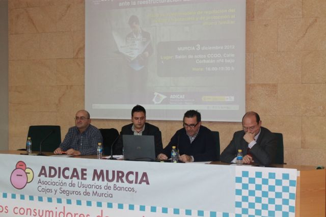 Jornadas Autonómicas Los problemas de los consumidores murcianos ante la reestructuración bancaria - 3, Foto 3