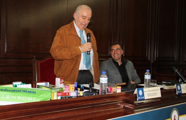 El fundador y director de Martínez Nietos S.A., José Martínez Nieto, en la Universidad Católica San Antonio de Murcia (UCAM) - 1, Foto 1