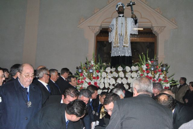 La imagen del Patrón recorrió las calles de San Javier en procesión en el día grande de las fiestas - 1, Foto 1