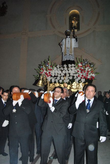La imagen del Patrón recorrió las calles de San Javier en procesión en el día grande de las fiestas - 2, Foto 2