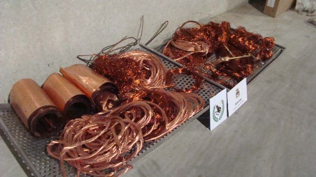 La Policía de Caravaca recupera 300 kilos de material de cobre robado - 1, Foto 1