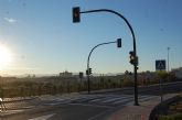 Alguazas mejora la seguridad vial estrenando semáforo en el tramo urbano de la Carretera de Ceutí