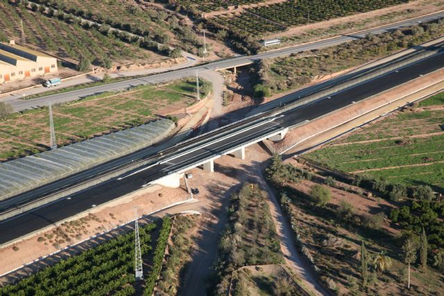 Adif finaliza las obras de plataforma del tramo Alhama de Murcia-Totana, Foto 1