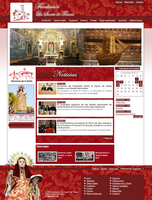 La Santa ya tiene página web: lasanta.es, Foto 3