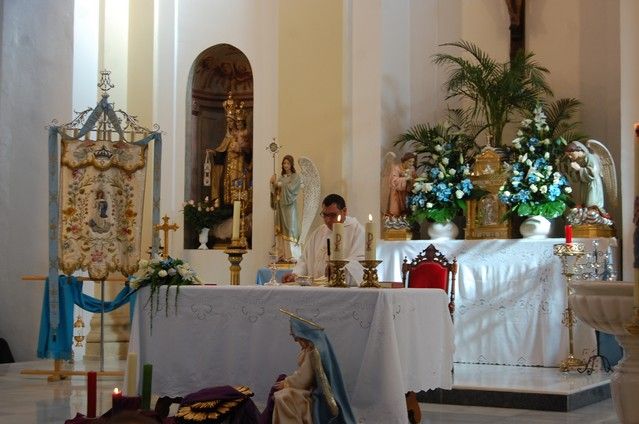 Numerosos feligreses de Alguazas veneran a la Purísima Concepción en su día grande - 4, Foto 4