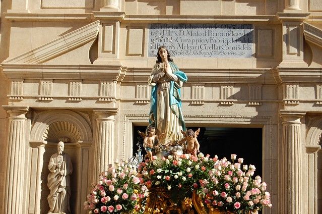 Numerosos feligreses de Alguazas veneran a la Purísima Concepción en su día grande - 5, Foto 5