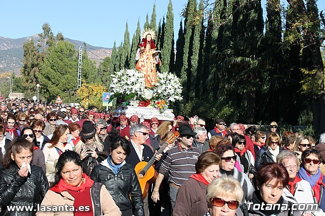 Más de 14.000 personas accompañaron a la patrona de Totana Santa Eulalia de Mérida desde su santuario en La Santa hasta la ermita de San Roque - 1, Foto 1