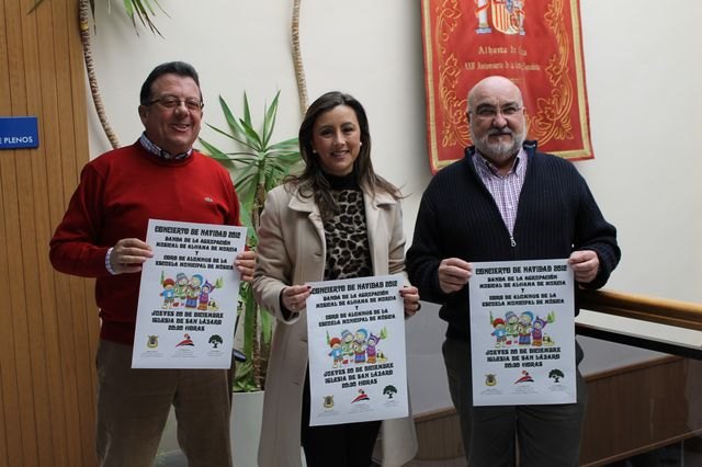 La Agrupacin Musical de Alhama ofrece un concierto en el que la banda y ms de cien niños de la Escuela Municipal cantarn la Navidad, Foto 1