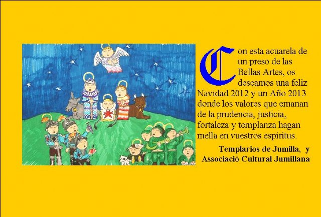 La postal de un preso con motivos templarios - 1, Foto 1