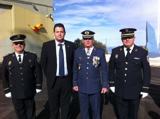 El concejal de Seguridad Ciudadana asiste al acto institucional de festividad de la Patrona del Ejército del Aire en el EVA-13, en el Morrón de Espuña, Foto 1