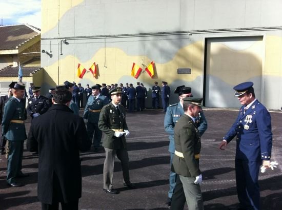 El concejal de Seguridad Ciudadana asiste al acto institucional de festividad de la Patrona del Ejército del Aire en el EVA-13, en el Morrón de Espuña, Foto 3