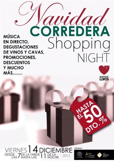 40 comerciantes del casco histórico de Lorca celebran este viernes la segunda Corredera Shopping Night - 1, Foto 1
