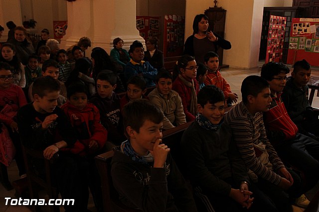 Alumnos de religin de diferentes colegios de de Totana asistieron a una misa en honor a Santa Eulalia - 37