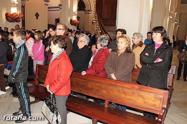 Alumnos de religin de diferentes colegios de de Totana asistieron a una misa en honor a Santa Eulalia - 59