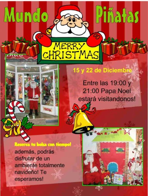 Papá Noel visitará Mundo Piñatas para recoger las cartas de los más peques de la casa, Foto 2