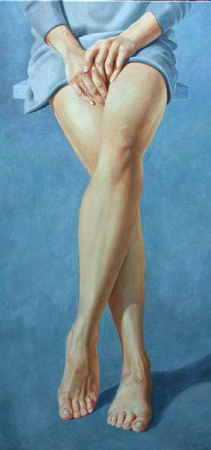 La pintora Perla Fuertes expone en el Louvre por segundo año consecutivo, Foto 1