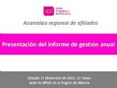 UPyD analiza este sbado el informe de gestin anual en su asamblea de afiliados de la Regin