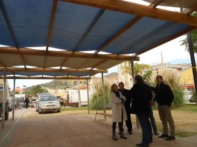 El jardín Miguel Ángel Blanco de Cobatillas estrena pérgola - 1, Foto 1