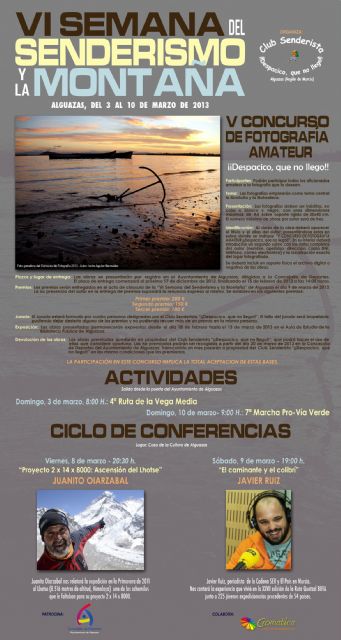 El Club Senderista ¡Despacico, que no llego¡ de Alguazas convoca su V Concurso Nacional de Fotografía Amateur - 1, Foto 1