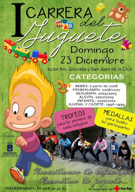 La Concejalía de Deportes celebra este domingo la I Carrera del Juguete - 2, Foto 2