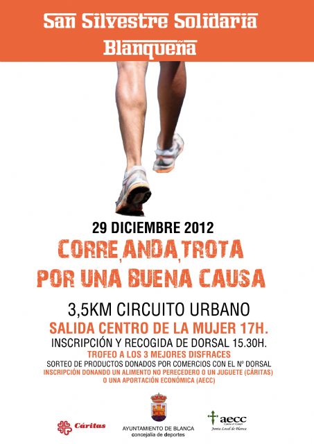 Blanca recogerá alimentos y juguetes gracias a la San Silvestre Solidaria - 1, Foto 1