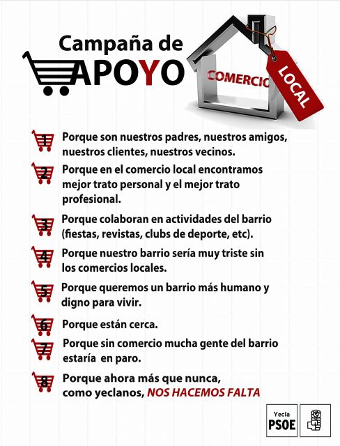 PSOE: Porque ahora más que nunca, como yeclanos, nos hacemos falta - 1, Foto 1