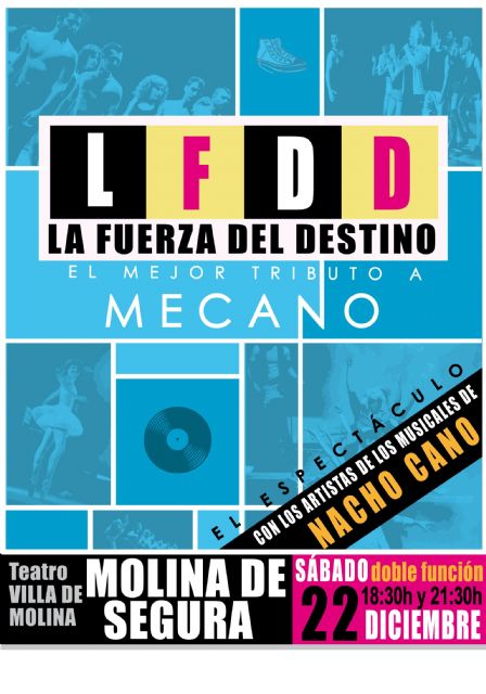 LA FUERZA DEL DESTINO. El mejor tributo a MECANO llega al Teatro Villa de Molina el sábado 22 de diciembre - 1, Foto 1