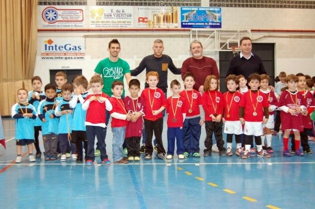 El Pozo Murcia FS arropa a los alumnos de la Escuela Deportiva Municipal de Fútbol Sala de Alguazas - 1, Foto 1