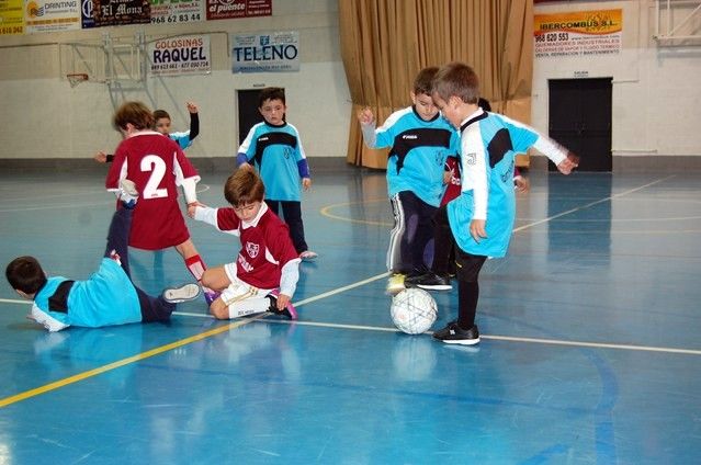 El Pozo Murcia FS arropa a los alumnos de la Escuela Deportiva Municipal de Fútbol Sala de Alguazas - 2, Foto 2