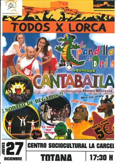 El domingo día 30, a las 17:30, se celebrará un nuevo espectáculo del Cantabaila en el Centro Sociocultural La Cárcel, Foto 1
