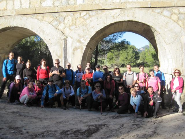 Held last departure trekking program organized by the Department of Sports, which takes place in Mula and Bullas, Foto 1