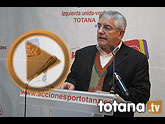 Juan Valero: “Para IU-Verdes, el 2012, es un año perdido para que Totana supere la crisis”