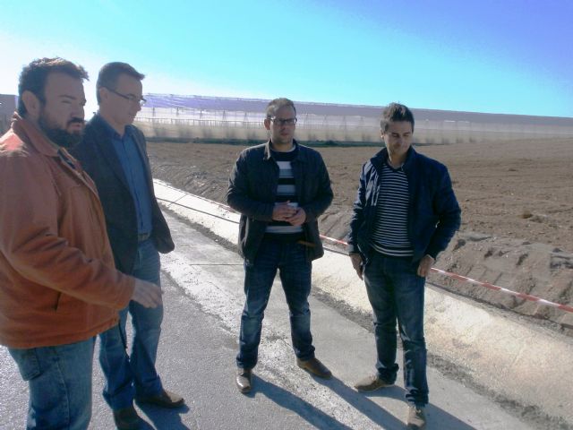 Obras de asfaltado junto al Polígono Industrial de Águilas - 1, Foto 1