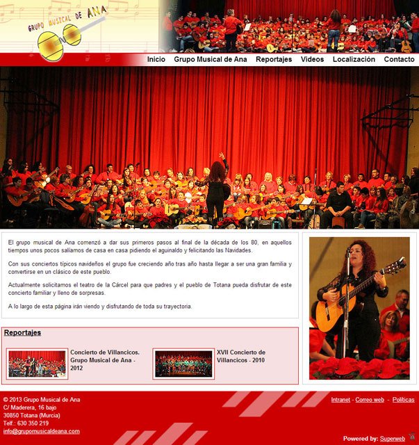 El Grupo Musical de Ana elige Superweb para darse a conecer en Internet, Foto 2